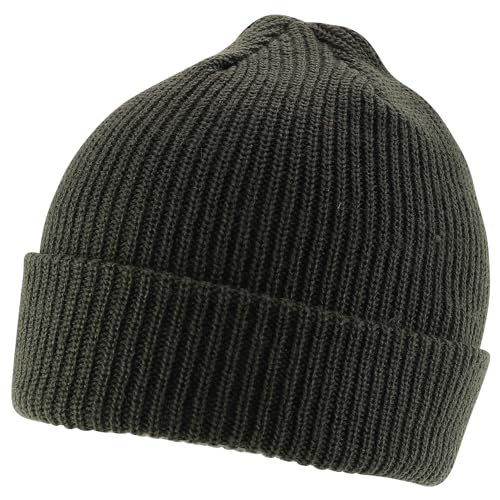Trendy Apparel Shop Warm Winter Acrylic Ribbed Knit Cuff Beanie Hat