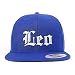 Trendy Apparel Shop Leo Old English Embroidered Flatbill Snapback