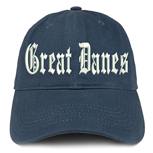 Trendy Apparel Shop Old English Great Danes Low Profile Soft Cotton Baseball Cap