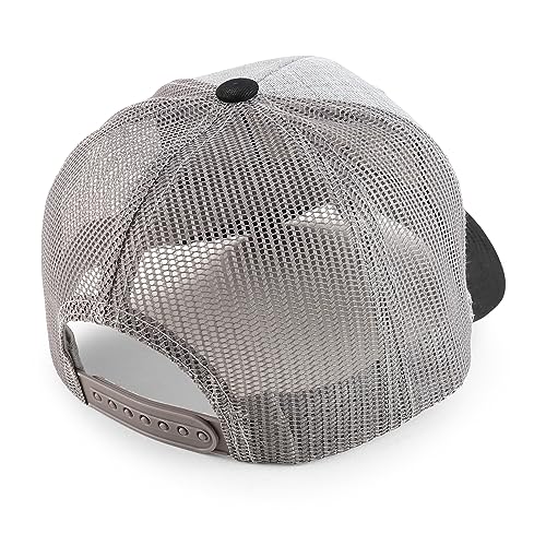 Trendy Apparel Shop Horse Patch Structured Curved Bill Mesh Snapback Baseball Cap