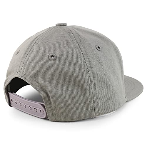 Trendy Apparel Shop Infant Plain Structured Soft Brushed Cotton Flatbill Snapback Baseball Cap