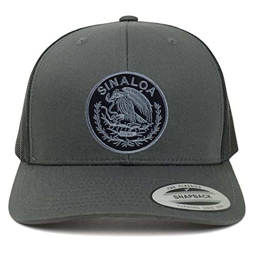 Trendy Apparel Shop Sinaloa Mexico Patch 6 Panel Trucker Mesh Cap