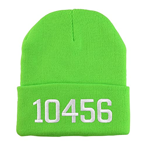 Trendy Apparel Shop 10456 Bronx NY Old English Embroidered Long Cuff Beanie