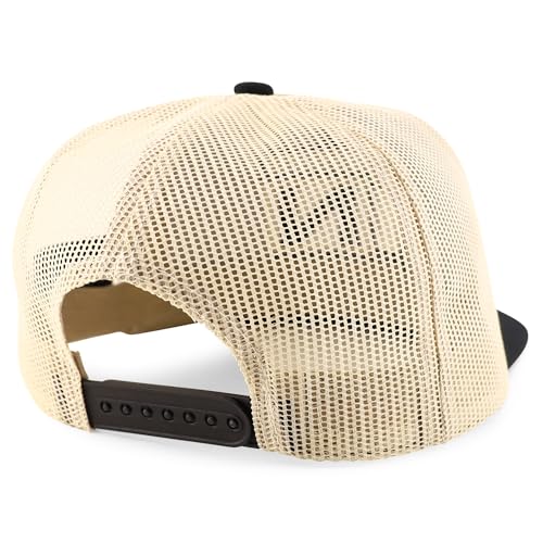 Trendy Apparel Shop Believe in Yourself 3D Embroidered Flat Bill Snapback Trucker Cap