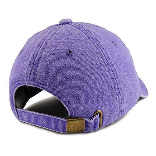 Trendy Apparel Shop Burger Patch Pigment Dyed Cotton Twill Unstructured Dad Hat