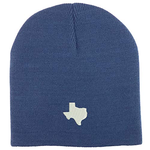Trendy Apparel Shop Texas State Acrylic Winter Knit Skull Short Beanie