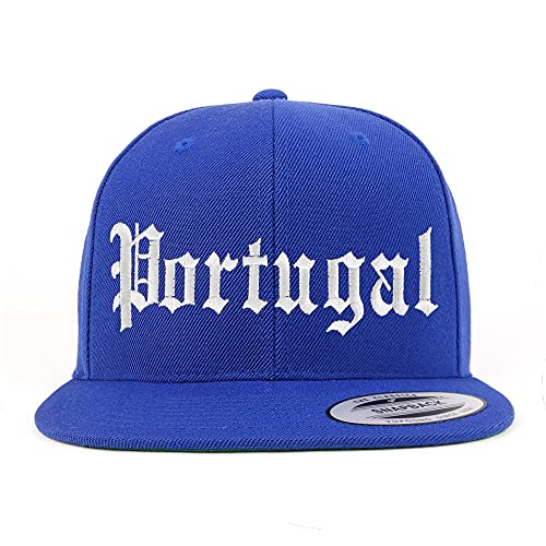 Trendy Apparel Shop Portugal Old English Embroidered Flatbill Snapback