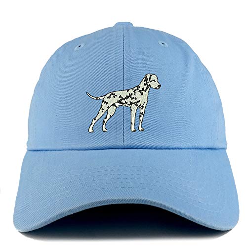 Trendy Apparel Shop Dalmatian Dog Embroidered Low Profile Soft Cotton Dad Hat Cap
