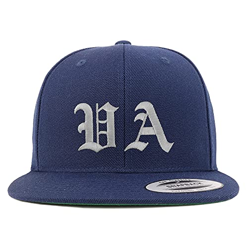 Trendy Apparel Shop Virginia VA Old English Embroidered Flatbill Snapback