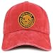 Trendy Apparel Shop Sinaloa Mexico Gold Embroidered Patch Pigment Dyed Washed Baseball Cap
