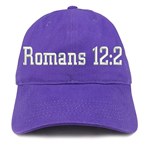 Trendy Apparel Shop Romans 12:2 Low Profile Soft Cotton Baseball Cap