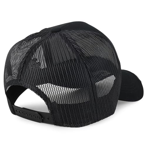 Trendy Apparel Shop Farmer Tractor Embroidered Mesh Back Baseball Cap
