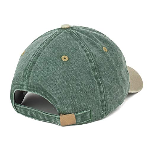 Trendy Apparel Shop Cherry Patch Pigment Dyed Washed Two Tone Baseball Cap