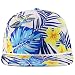 Trendy Apparel Shop Floral Print Unstructured 5 Panel Flatbill Rope Baseball Cap