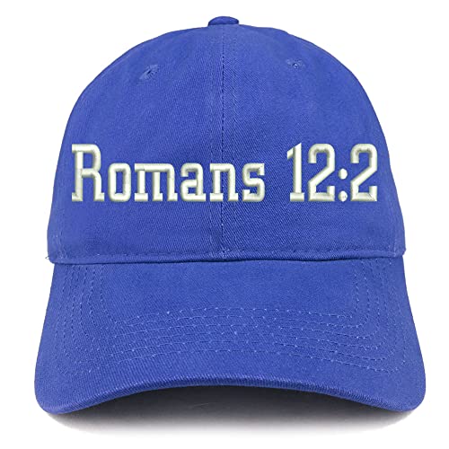 Trendy Apparel Shop Romans 12:2 Low Profile Soft Cotton Baseball Cap