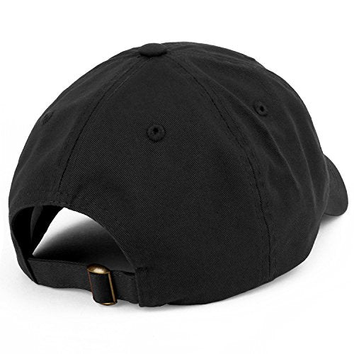 Trendy Apparel Shop Oversize XXL Plain Unstructured Soft Crown Cotton Dad Hat