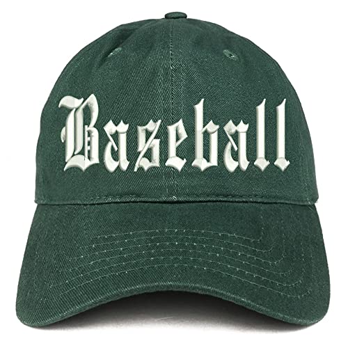 Trendy Apparel Shop Old English Baseball Low Profile Soft Cotton Baseball Cap