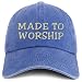 Trendy Apparel Shop Made to Worship Embroidered Pigment Dyed Cotton Baseball Cap