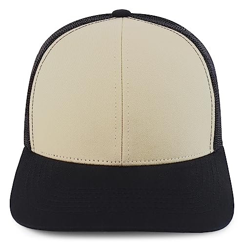 Trendy Apparel Shop Structured High Profile 6 Panel Mesh Trucker Baseball Cap