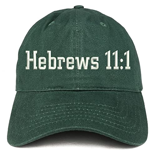 Trendy Apparel Shop Hebrews 11:1 Low Profile Soft Cotton Baseball Cap