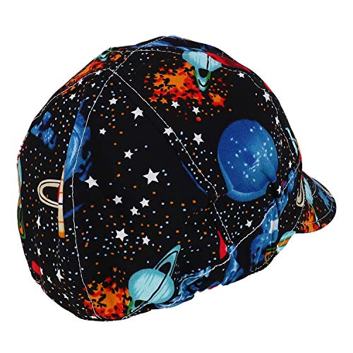 Trendy Apparel Shop 6 Paneled Soft Crown Reversible Cotton Welding Caps