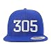 Trendy Apparel Shop Miami 305 Old English Embroidered Flatbill Snapback