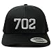 Trendy Apparel Shop Las Vegas 702 Old English 6 Panel Trucker Mesh Cap