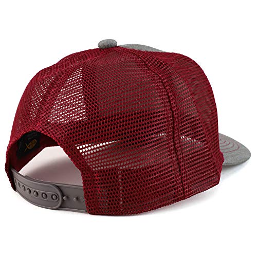 Trendy Apparel Shop Low Profile Two Tone Mesh Back Trucker Baseball Cap