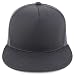 Trendy Apparel Shop Structured High Crown 5 Panel Round Flat Bill Trucker Cap