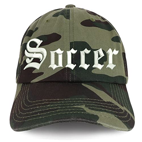 Trendy Apparel Shop Old English Soccer Low Profile Soft Cotton Baseball Cap