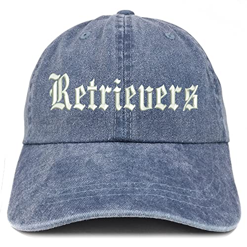 Trendy Apparel Shop Old English Retrivers Washed Pigment Dyed Baseball Cap