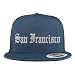 Trendy Apparel Shop San Francisco Old English 5 Panel Flatbill Trucker Cap