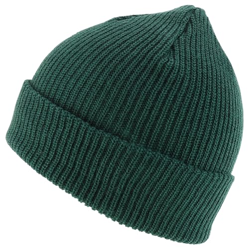 Trendy Apparel Shop Warm Winter Acrylic Ribbed Knit Cuff Beanie Hat