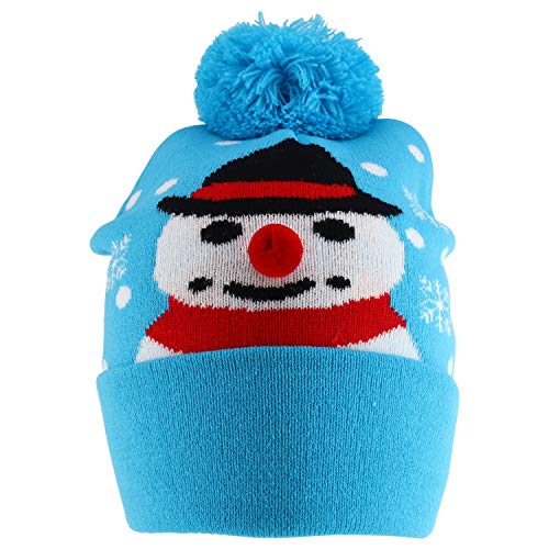 Trendy Apparel Shop Happy Holidays Christmas Theme Winter Xmas Pom Beanies