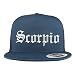 Trendy Apparel Shop Scorpio Old English 5 Panel Flatbill Trucker Cap