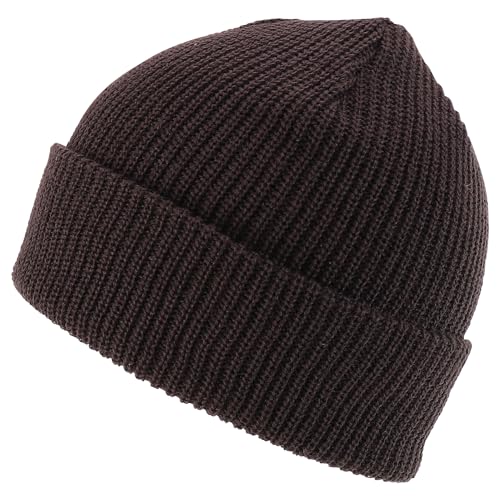 Trendy Apparel Shop Warm Winter Acrylic Ribbed Knit Cuff Beanie Hat