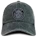 Trendy Apparel Shop Jalisco Mexico Charcoal Embroidered Patch Pigment Dyed Washed Baseball Cap