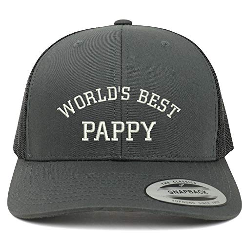 Trendy Apparel Shop Flexfit World's Best Pappy Retro Trucker Mesh Cap