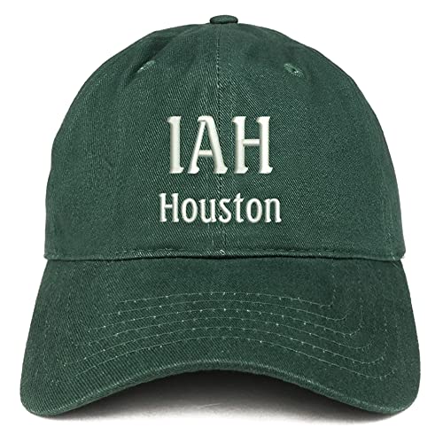 Trendy Apparel Shop IAH Houston Low Profile Soft Cotton Baseball Cap