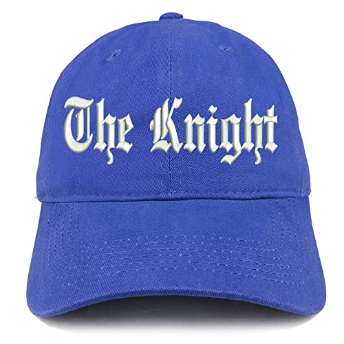 Trendy Apparel Shop The Knight Old English Low Profile Soft Cotton Baseball Cap