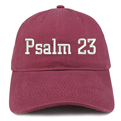 Trendy Apparel Shop Psalm 23 Low Profile Soft Cotton Baseball Cap