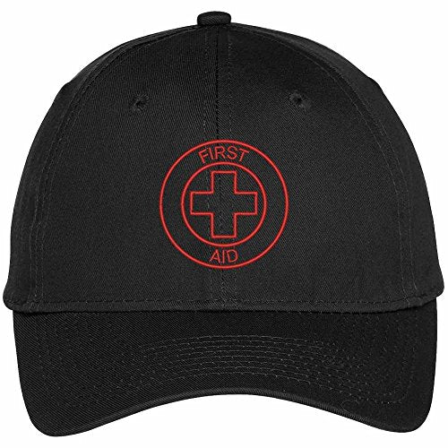 Trendy Apparel Shop First Aid Embroidered Dad Hat Baseball Cap