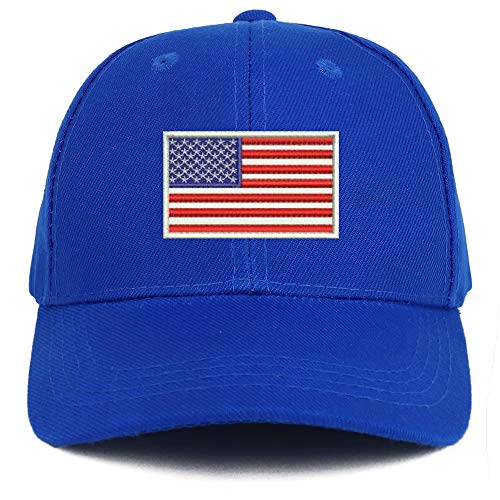 Trendy Apparel Shop USA White Flag Embroidered Youth Size Kids Structured Baseball Cap