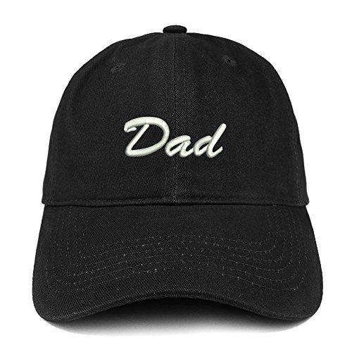 Trendy Apparel Shop Dad Script Font Embroidered Low Profile Soft Cotton Baseball Cap