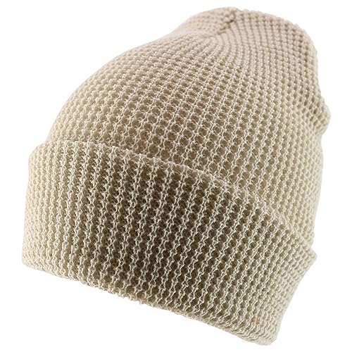 Trendy Apparel Shop Warm Waffle Knit Cuff Beanie