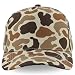 Trendy Apparel Shop A Frame 5 Panel Structured Crown Duck Camo Baseball Cap