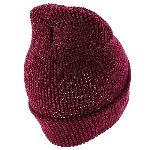 Trendy Apparel Shop Warm Waffle Knit Cuff Beanie
