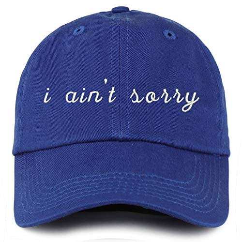 Trendy Apparel Shop Youth I Ain't Sorry Unstructured Cotton Baseball Cap