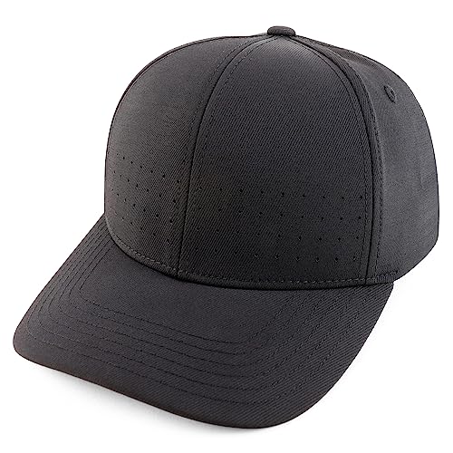 Trendy Apparel Shop Oversize XXL Classic Structured 6 Panel Curved Bill Stretchy Fitted Ball Cap