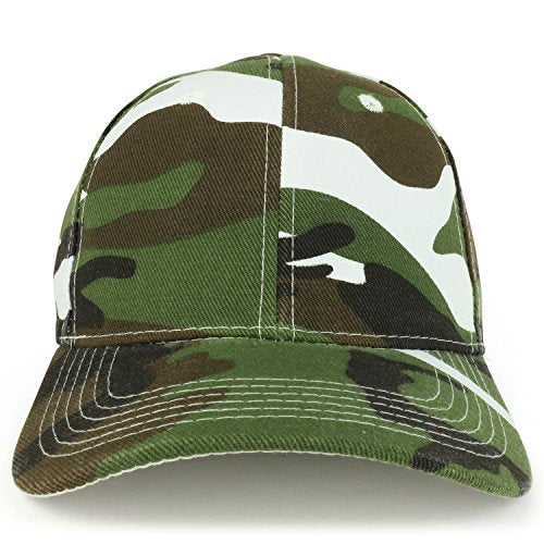Trendy Apparel Shop Plain Structured Crown Adjustable Baseball Cap